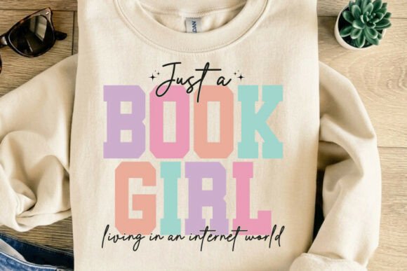 Just a Book Girl Living T-Shirt Design Graphics Review