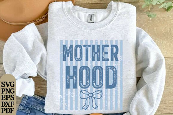 Striped Coquette Motherhood PNG, Trendy Graphics and T-Shirt Designs